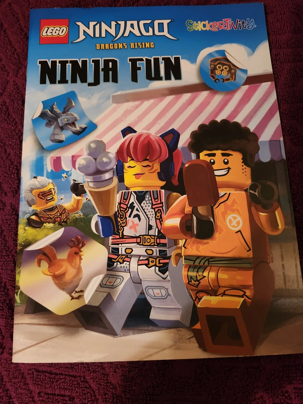 Lego Ninjago Ninja Fun Sticker Book - Blue & Pink